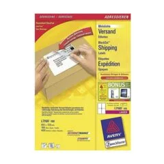 AVERY Zweckform Versandetiketten L7169-100 weiß 99,1 x 139,0 mm