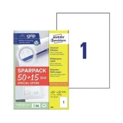AVERY Zweckform Etiketten 6603 weiß 210,0 x 297,0 mm