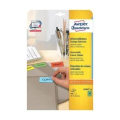 AVERY Zweckform Etiketten L6040-20 grün 45,7 x 21,2 mm