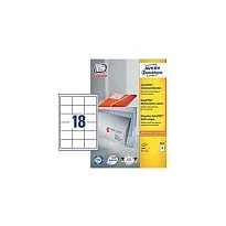 AVERY Zweckform Etiketten 3671 weiß 64,0 x 45,0 mm