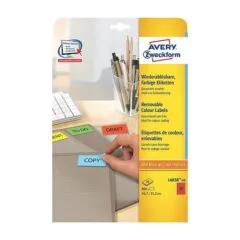 AVERY Zweckform Etiketten L6038-20 rot 45,7 x 21,2 mm