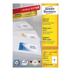 AVERY Zweckform Etiketten 3483-200 weiß 105,0 x 148,0 mm - 880 Stück
