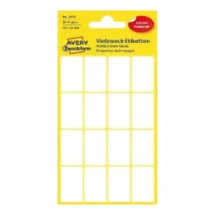 AVERY Zweckform Etiketten 29,0 x 18,0 mm