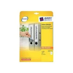 AVERY Zweckform Ordneretiketten 61,0 x 192,0 mm weiß
