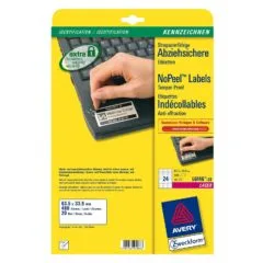 AVERY Zweckform abziehsichere Folienetiketten 63,5 x 33,9 mm
