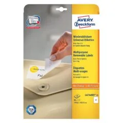 AVERY Zweckform Etiketten L4734REV-25 weiß 199,6 x 143,5 mm