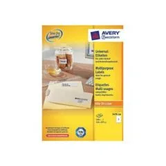 AVERY Zweckform Etiketten 3478-200 weiß 210,0 x 297,0 mm