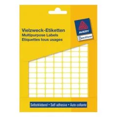 AVERY Zweckform Etiketten 3306 13,0 x 8,0 mm weiß - 3.712 Stück