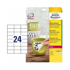 AVERY Zweckform wetterfeste Folienetiketten 70,0 x 37,0 mm