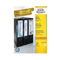 AVERY Zweckform Ordneretiketten L4761-100 weiß - 400 Stück