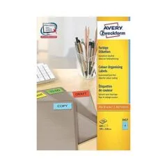 AVERY Zweckform Etiketten 3457 blau 105,0 x 148,0 mm