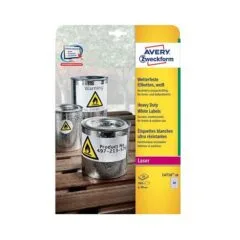 AVERY Zweckform wetterfeste Folienetiketten 30,0 x 30,0 mm