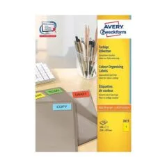 AVERY Zweckform Etiketten 3473 gelb 210,0 x 297,0 mm