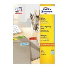 AVERY Zweckform Etiketten 3471 blau 210,0 x 297,0 mm