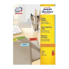 AVERY Zweckform Etiketten 3456 rot 105,0 x 148,0 mm