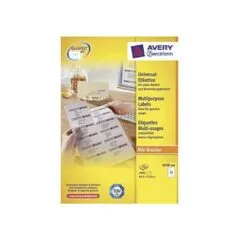 AVERY Zweckform Etiketten 3658-200 weiß 64,6 x 33,8 mm