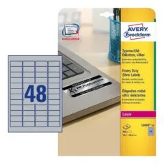 AVERY Zweckform Typenschildetiketten 45,7 x 21,2 mm