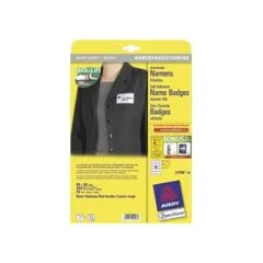 AVERY Zweckform Namensetiketten L4786-20 weiß 80,0 x 50,0 mm