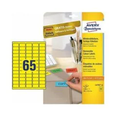 AVERY Zweckform Etiketten 38,1 x 21,2 mm, gelb
