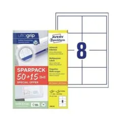 AVERY Zweckform Etiketten 97,0 x 67,7 mm, weiß
