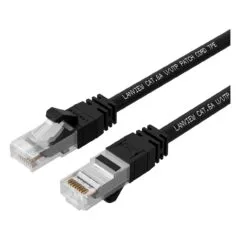 CAT6A UTP 30m Black LSZH HIGH-FLEX
