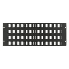 4U 19inchSCREW TYPE VENTED BLANK PANEL BLACK