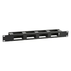 1U 19inchS TYPE Cable Management PANEL with COVER