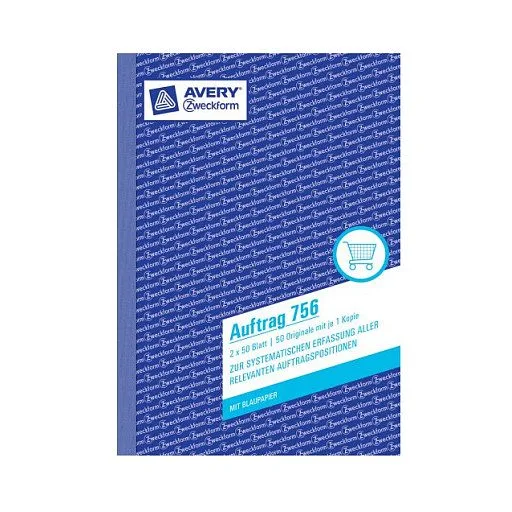 AVERY Zweckform Auftrag Formularbücher 756, 1 St. — image 2
