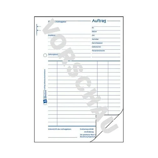 AVERY Zweckform Auftrag Formularbücher 756, 1 St. — image 3