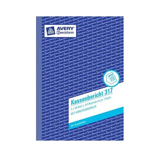 AVERY Zweckform Kassenbericht Formularbuch 317, 1 St. — image 6