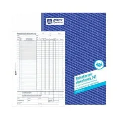 AVERY Zweckform Reisekostenabrechnung monatlich Formularbuch 741, 1 St.