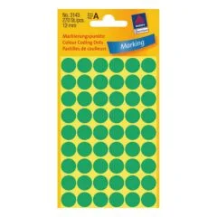 AVERY Zweckform Klebepunkte 3143 grün Ø 12,0 mm, 270 St.
