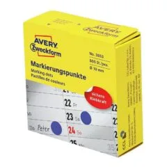 AVERY Zweckform Klebepunkte 3853 blau Ø 10,0 mm, 800 St.