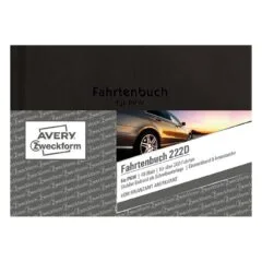 AVERY Zweckform Fahrtenbuch, Pkw mit Kraftstoffverbrauch Formularbuch 222D, 1 St.