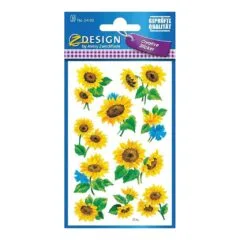 AVERY Zweckform Aufkleber 54103 Blumen, 30 Etiketten