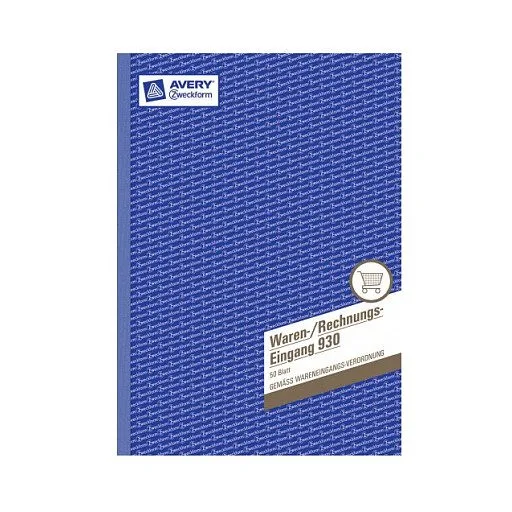 AVERY Zweckform Waren-/Rechnungs-Eingangsbuch Formularbuch 930, 1 St. — image 4