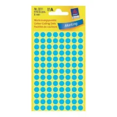 AVERY Zweckform Klebepunkte 3011 blau Ø 8,0 mm, 416 St.