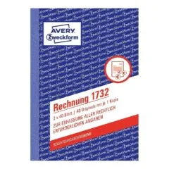 AVERY Zweckform Rechnung Formularbuch 1732, 1 St.