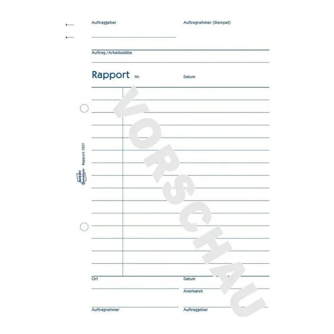 AVERY Zweckform Rapport Formularbuch 1307, 1 St. — image 2
