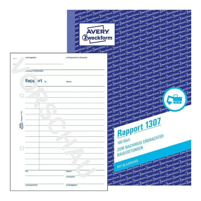 AVERY Zweckform Rapport Formularbuch 1307, 1 St. — image 3
