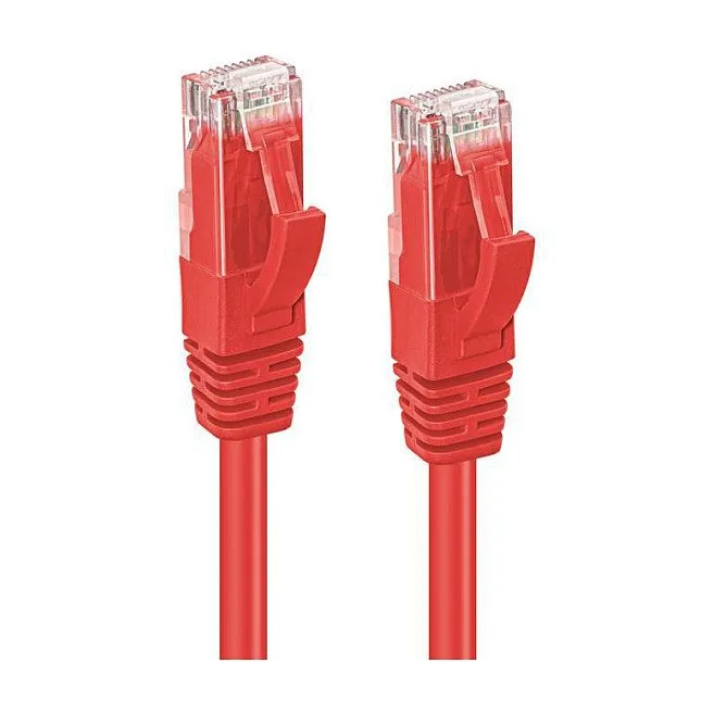 U/UTP CAT6 0.5M Red LSZH — image 2