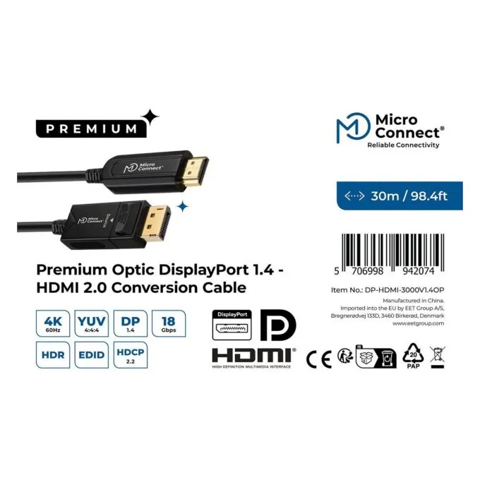 Premium Optic DP - HDMI Cable — image 3