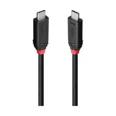2m USB4 240W Typ C Kabel, Black Line