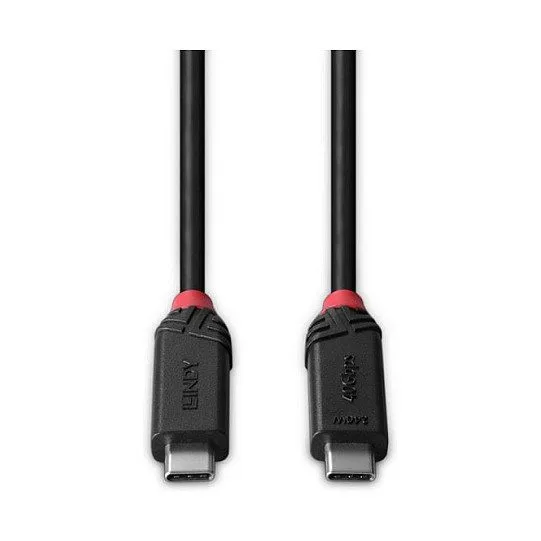 2m USB4 240W Typ C Kabel, Black Line — image 4