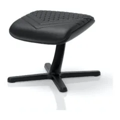 noblechairs Fußstütze 2 - Echtleder Schwarz