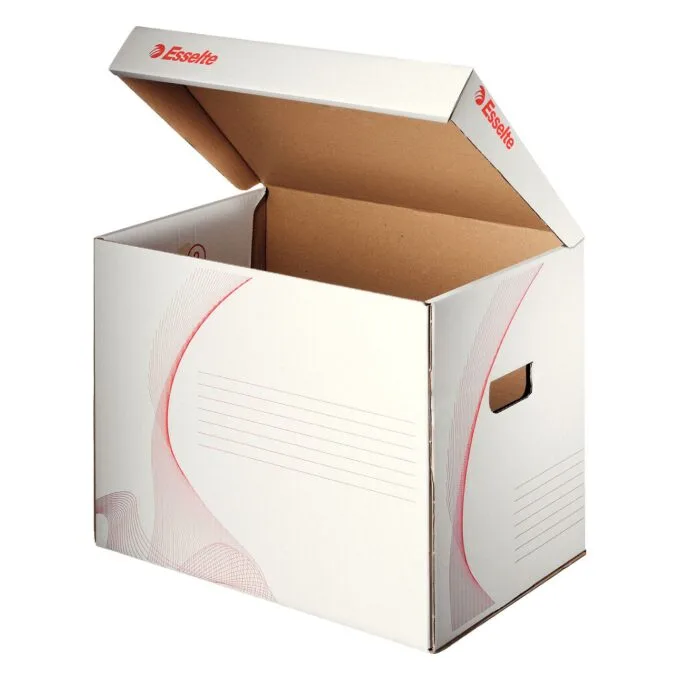 Esselte Archivcontainer 39,8 x 28,0 x 30,2 cm weiß — image 1