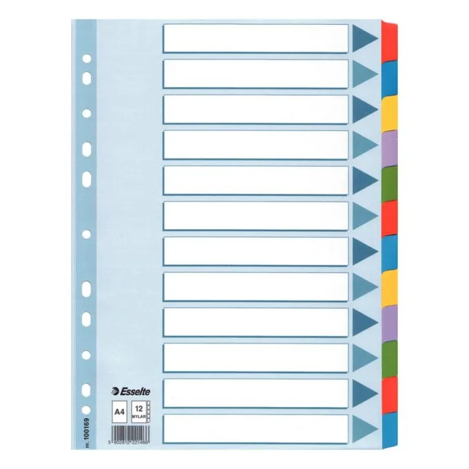 Esselte Ordnerregister Vollformat blanko DIN A4 — image 1