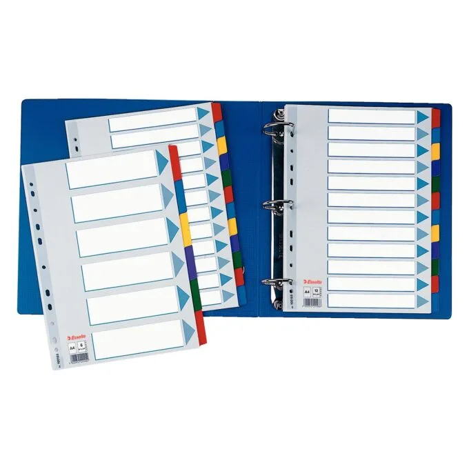 Esselte Ordnerregister Vollformat blanko DIN A4 — image 2