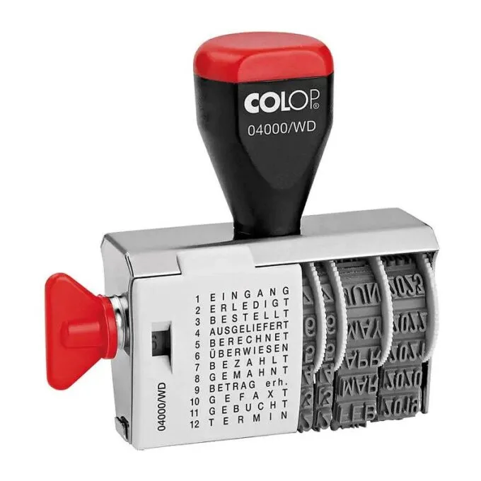 COLOP Datumstempel mit Text 04000/WD — image 1