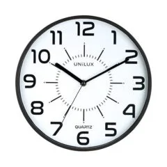 UNiLUX Wanduhr Pop Ø 30 cm schwarz